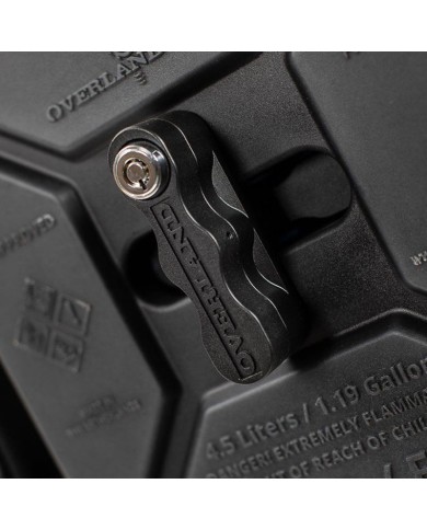SOPORTE PARA BIDONES OVERLAND FUEL LOCKABLE DE CIERRE CON LLAVE