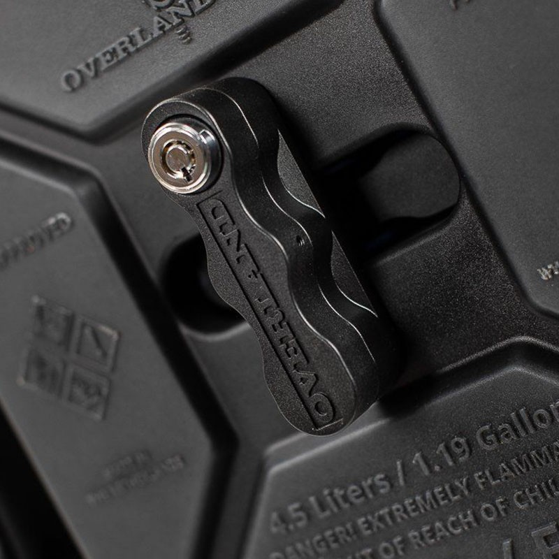 SOPORTE PARA BIDONES OVERLAND FUEL LOCKABLE DE CIERRE CON LLAVE