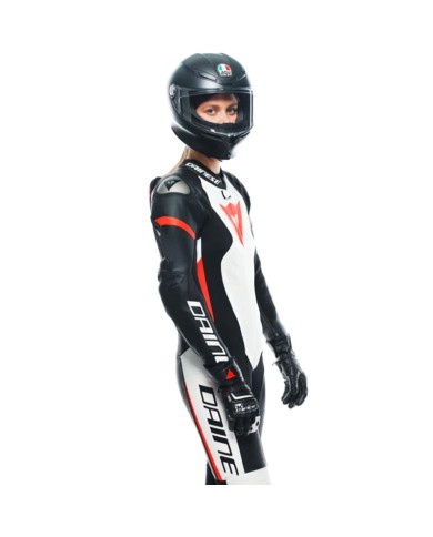 MONO DAINESE GROBNIK PROFESIONAL PERFORADO LADY BLACK/WHITE/FLUO RED