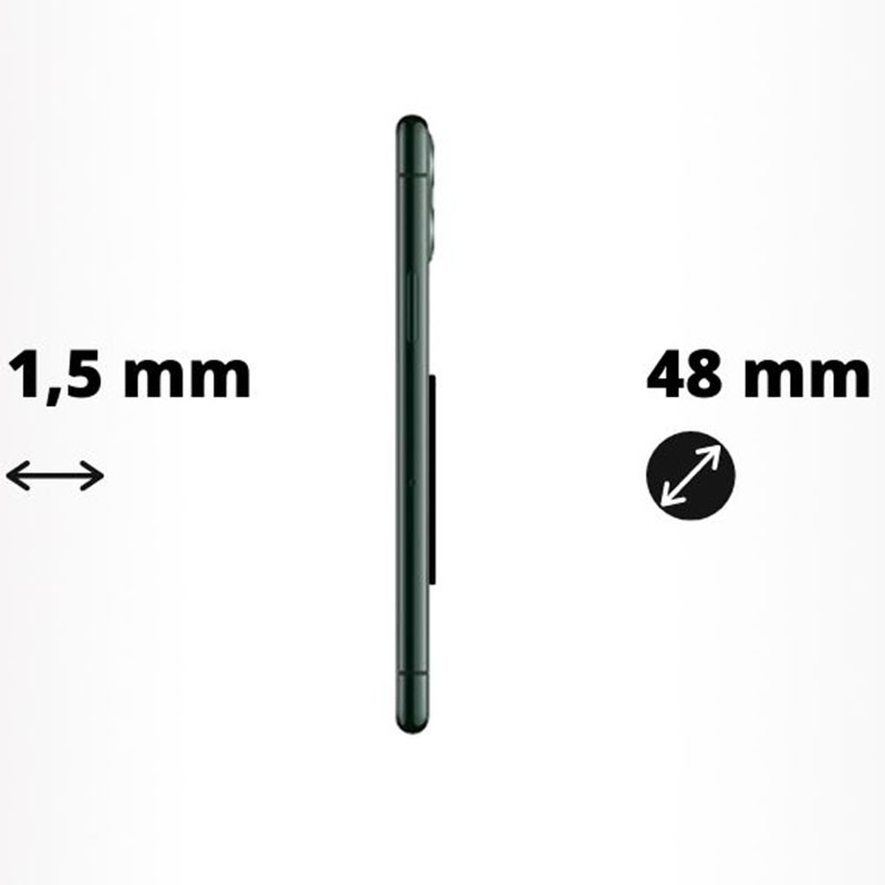 PLACA ADHESIVA METÁLICA SHAPEHEART PARA SMARTPHONE