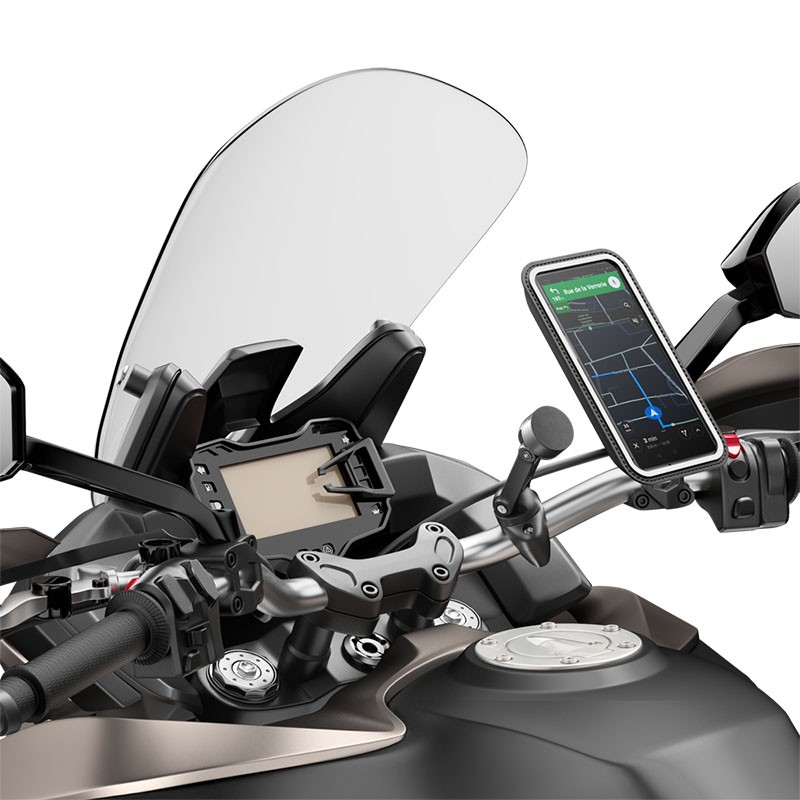 KIT FUNDA Y SOPORTE MAGNETICO SHAPEHEART MOTO PRO BOOST XXL UNIVERSAL