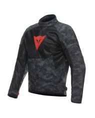 CHAQUETA DAINESE IGNITE AIR TEX CAMO-GRIS/NEGRO/FLUOR-ROJO