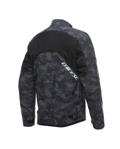 CHAQUETA DAINESE IGNITE AIR TEX CAMO-GRIS/NEGRO/FLUOR-ROJO