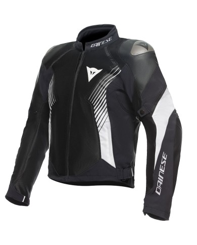 CHAQUETA DAINESE SUPER RIDER 2 ABSOLUTESHELL BLACK/WHITE