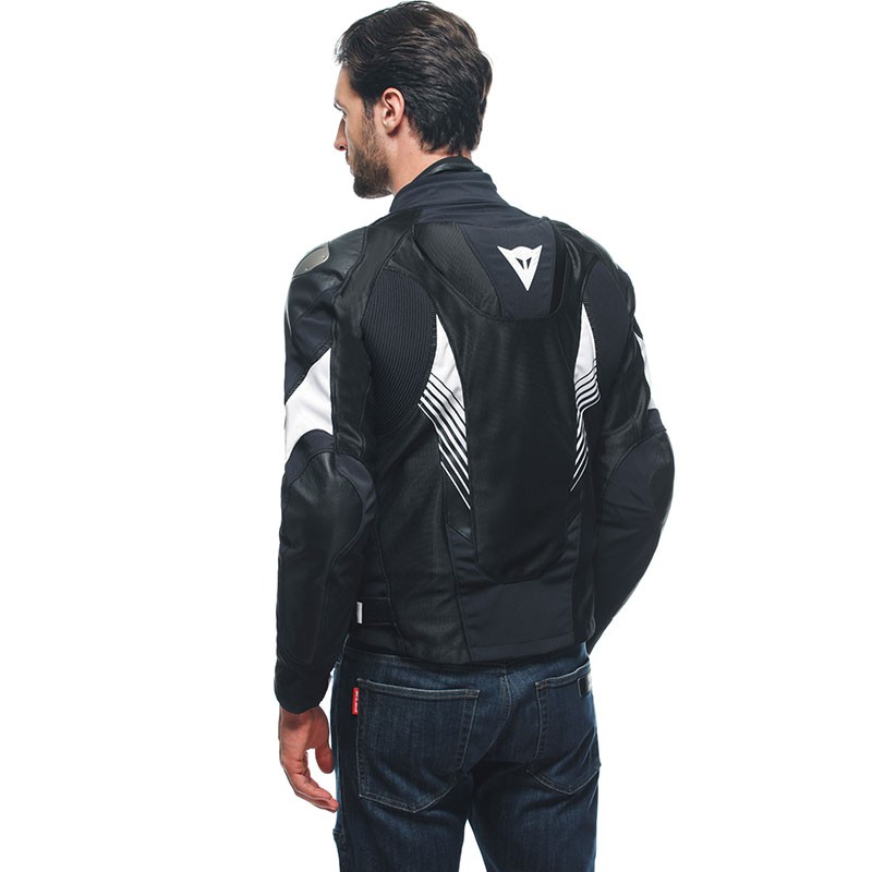 CHAQUETA DAINESE SUPER RIDER 2 ABSOLUTESHELL BLACK/WHITE