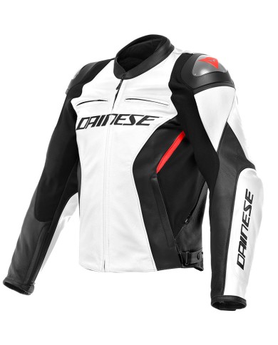 CHAQUETA DAINESE RACING 4 BLANCO/NEGRO