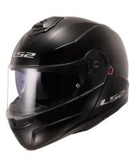 CASCO LS2 STROBE II 22.06 MODULAR NEGRO BRILLO