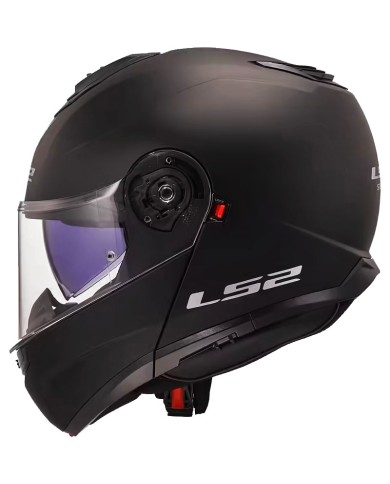 CASCO LS2 STROBE II 22.06 MODULAR NEGRO BRILLO