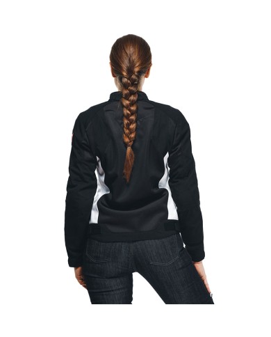 CHAQUETA DAINESE HYDRAFLUX 2 AIR D-DRY LADY BLACK/WHITE