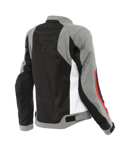 CHAQUETA DAINESE HYDRAFLUX 2 AIR D-DRY LADY BLACK/GRAY/LAVA-RED