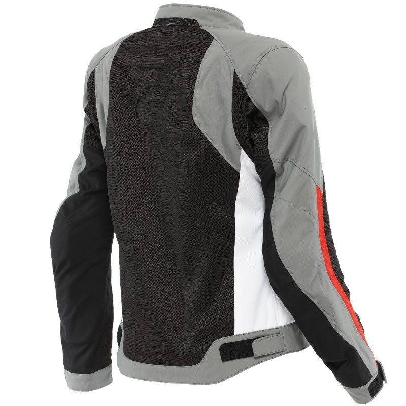 CHAQUETA DAINESE HYDRAFLUX 2 AIR D-DRY LADY BLACK/GRAY/LAVA-RED