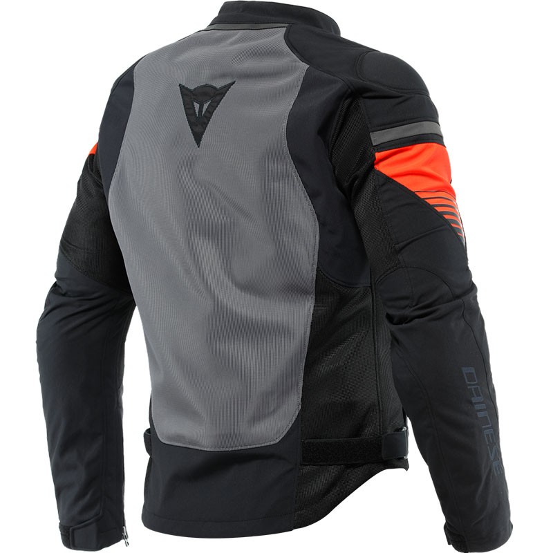 CHAQUETA DAINESE AIR FAST TEX BLACK/GRAY/FLUO-RED