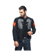 CHAQUETA DAINESE AIR FAST TEX BLACK/GRAY/FLUO-RED