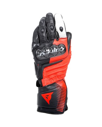 GUANTES DAINESE CARBON 4 BLACK/FLUO-RED/WHITE