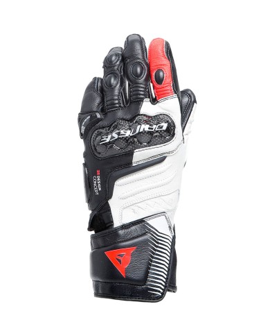 GUANTES DAINESE CARBON 4 LONG LADY BLACK/WHITE/FLUO-RED