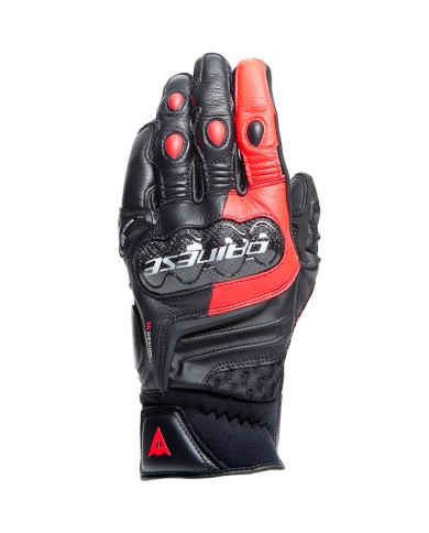 GUANTES DAINESE CARBON 4 SHORT BLACK/FLUO RED