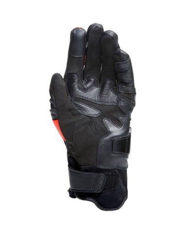 GUANTES DAINESE CARBON 4 SHORT BLACK/FLUO RED