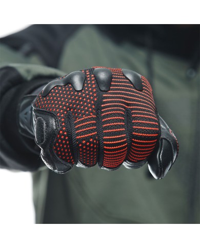 GUANTES DAINESE UNRULY ERGO-TEK BLACK-FLUO-RED