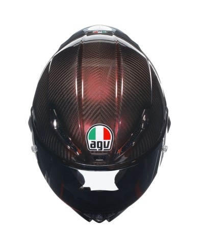 CASCO AGV PISTA GP RR E2206 RED CARBON