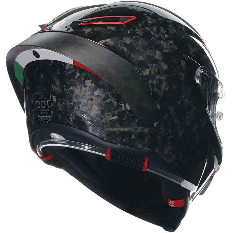 CASCO AGV PISTA GP RR E2206 ITALIA CARBONIO FORGIATO