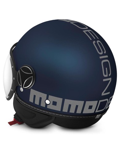 CASCO MOMO DESING FGTR EVO MATT BLUE/SILVER