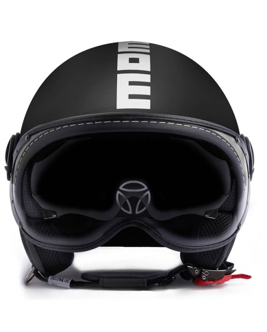 CASCO MOMO DESING FGTR EVO MATT BLACK/WHITE