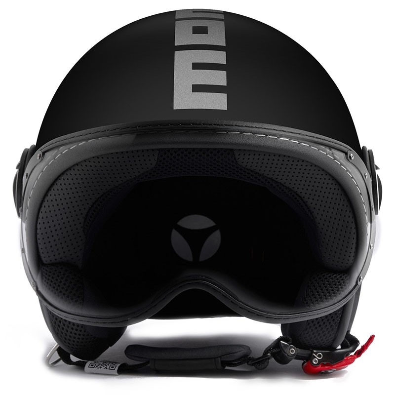 CASCO MOMO DESIGN FGTR CLASSIC MATT BLACK/SILVER