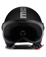 CASCO MOMO DESIGN FGTR CLASSIC MATT BLACK/SILVER
