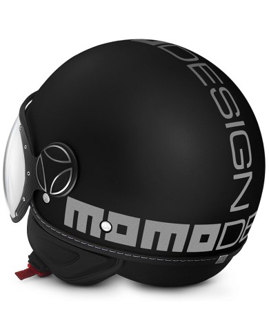 CASCO MOMO DESIGN FGTR CLASSIC MATT BLACK/SILVER