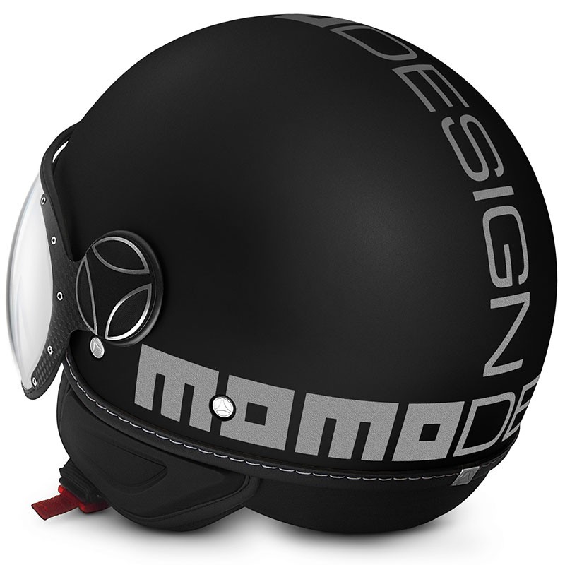 CASCO MOMO DESIGN FGTR CLASSIC MATT BLACK/SILVER