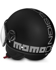 CASCO MOMO DESIGN FGTR CLASSIC MATT BLACK/SILVER