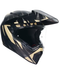 CASCO AGV AX9 STEPPA MATT CARBON/GREY/SAND