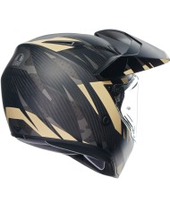 CASCO AGV AX9 STEPPA MATT CARBON/GREY/SAND