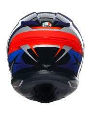 CASCO AGV K6 S SLASHCUT BLACK/BLUE/RED