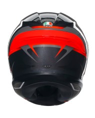 CASCO AGV K6 S SLASHCUT BLACK/GREY/RED