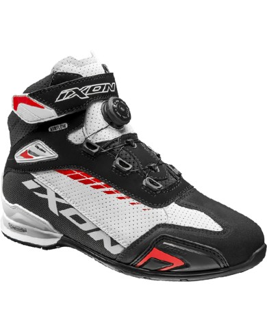 ZAPATILLAS IXON BULL PERFORADAS NEGRO/BLANCO/ROJO