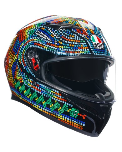 CASCO AGV K3 E2206 ROSSI WINTER TEST 2018