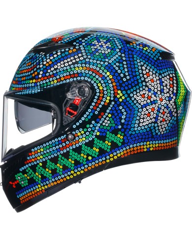 CASCO AGV K3 E2206 ROSSI WINTER TEST 2018