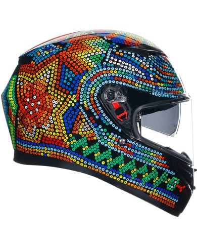 CASCO AGV K3 E2206 ROSSI WINTER TEST 2018