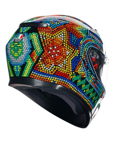 CASCO AGV K3 E2206 ROSSI WINTER TEST 2018