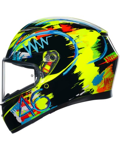 CASCO AGV K3 E2206 ROSSI ROSSI WINTER TEST 2019