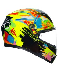 CASCO AGV K3 E2206 ROSSI ROSSI WINTER TEST 2019