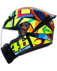 CASCO AGV K1 S E2206 ROSSI SOLELUNA 2017
