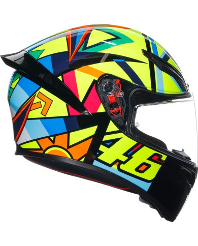 CASCO AGV K1 S E2206 ROSSI SOLELUNA 2017