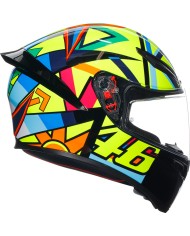 CASCO AGV K1 S E2206 ROSSI SOLELUNA 2017