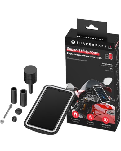 FUNDA MAGNÉTICA SHAPEHEART DE SMARTPHONE PARA MOTO DEPORTIVA
