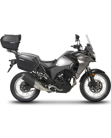 PACK MALETAS LATERALES SHAD SH23 ALUMINIO LOOK