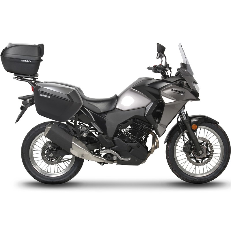 PACK MALETAS LATERALES SHAD SH23 ALUMINIO LOOK