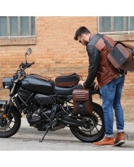 ALFORJA SHAD SR38 CAFE RACER BROWN