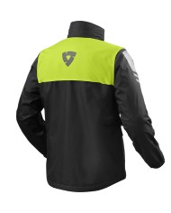 CHAQUETA IMPERMEABLE REVIT NITRIC 4 H2O NEGRO/AMARILLO FLUOR